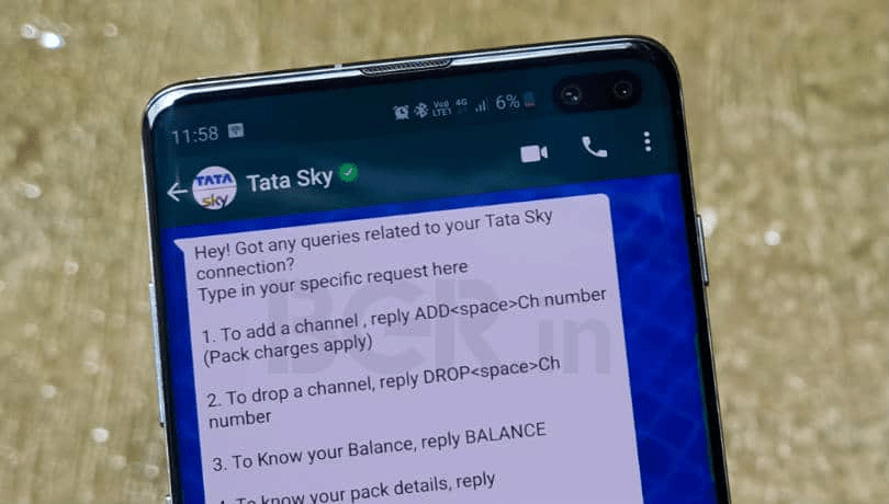Tata Sky WhatsApp Business Use Case
